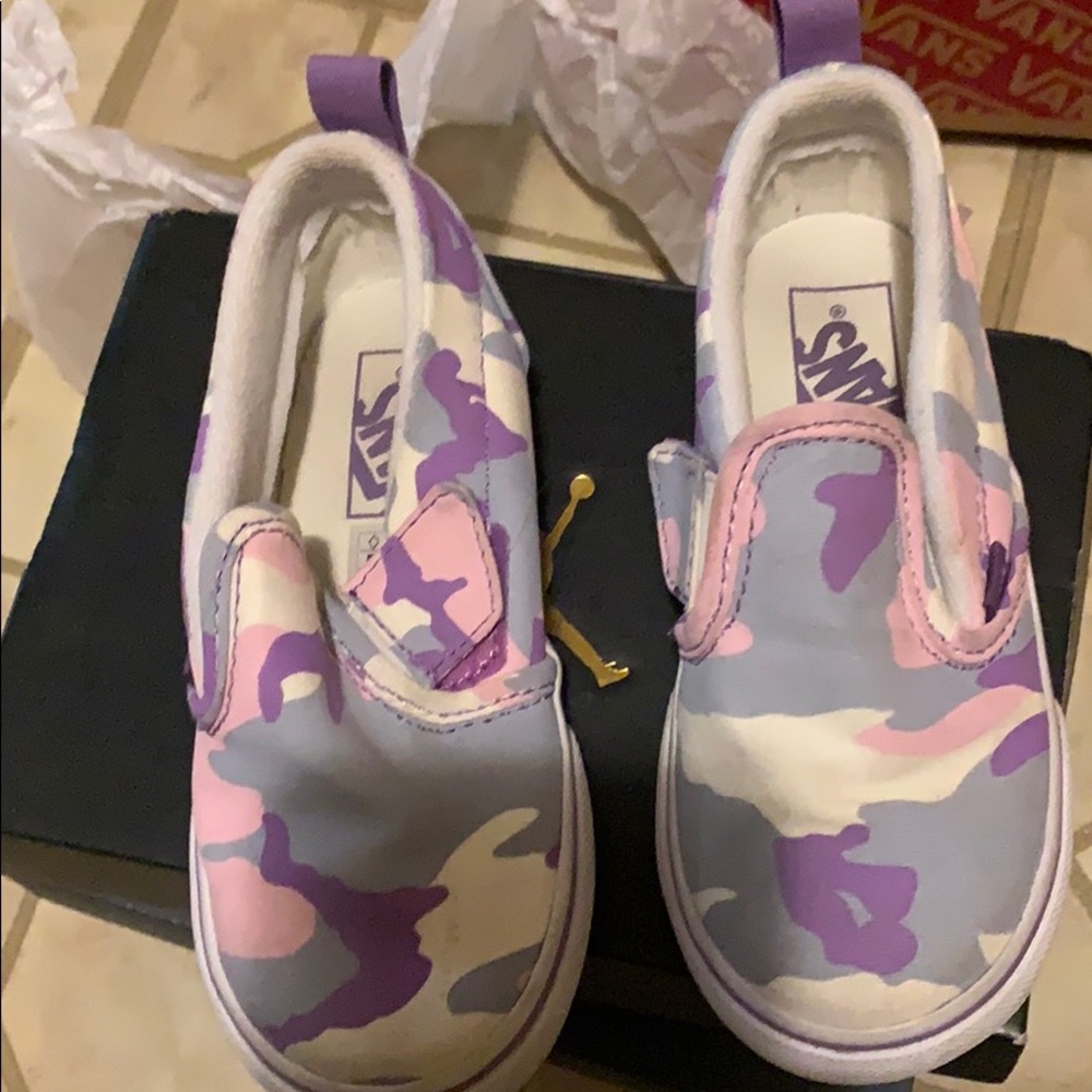 Pink camo vans